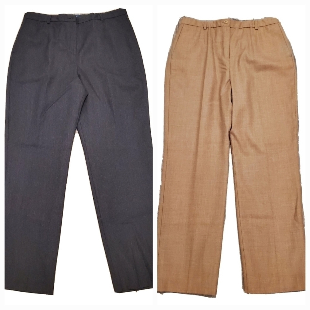 2 x Pendleton SEASONLESS WOOL TRUE FIT TROUSERS Lined Womens Career Work